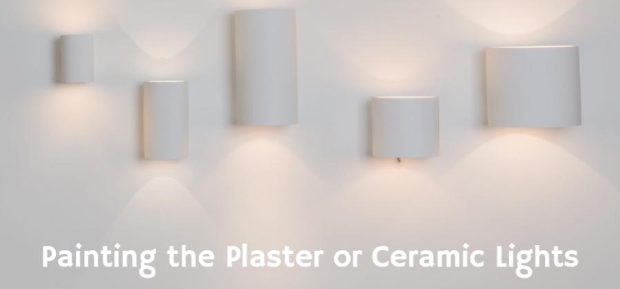 Quick Guide to Painting your Plaster or Ceramic Paintable Wall Lights